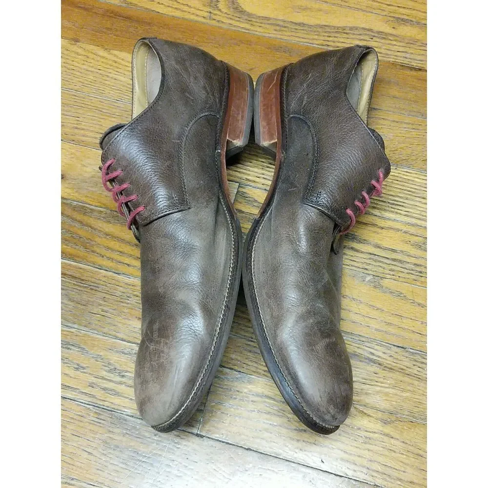 Cole Haan Men's Brown Pebbled Leather‎ Derby Shoes 13 M C12660